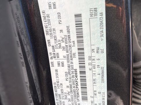 Used 2019 Ford F150 XL w/ Equipment Group 101A Mid image 28