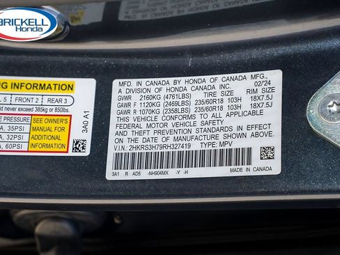 Certified 2024 Honda CR-V EX-L image 39