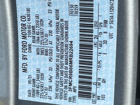 Used 2021 Ford Bronco Sport Big Bend w/ Big Bend Package (96B) image 27