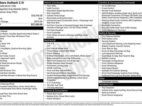 Used 2019 Subaru Outback 2.5i image 42