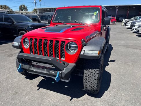 Used 2021 Jeep Wrangler Unlimited Rubicon 4xe w/ Cold Weather Group AWD/4WD image 2