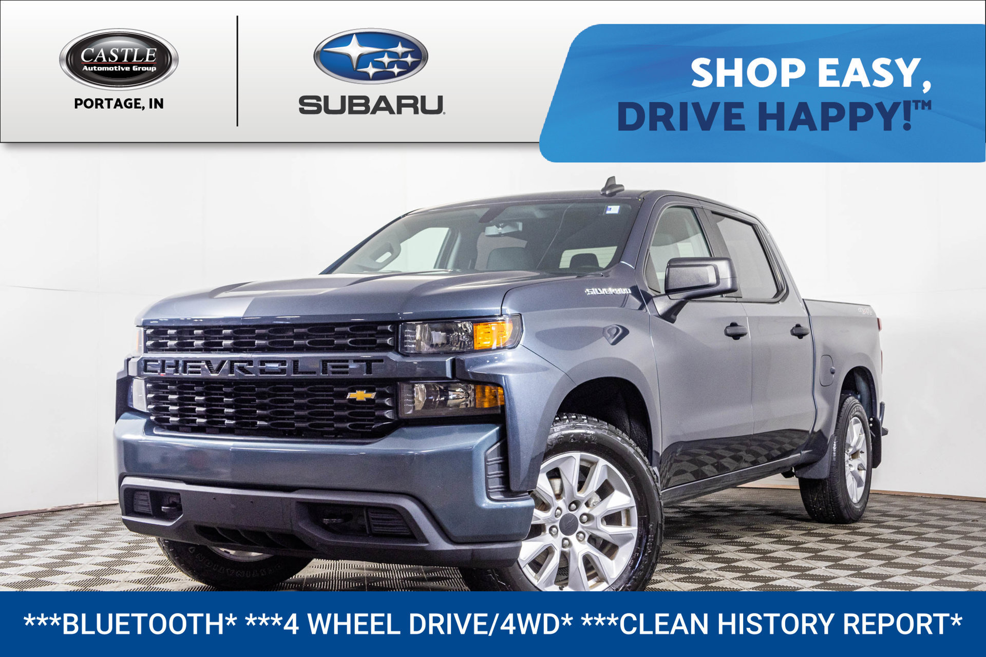 Used 2020 Chevrolet Silverado 1500 Custom w/ Custom Value Package AWD/4WD image 1