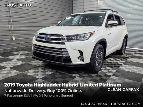 Used 2019 Toyota Highlander Limited Platinum image 1