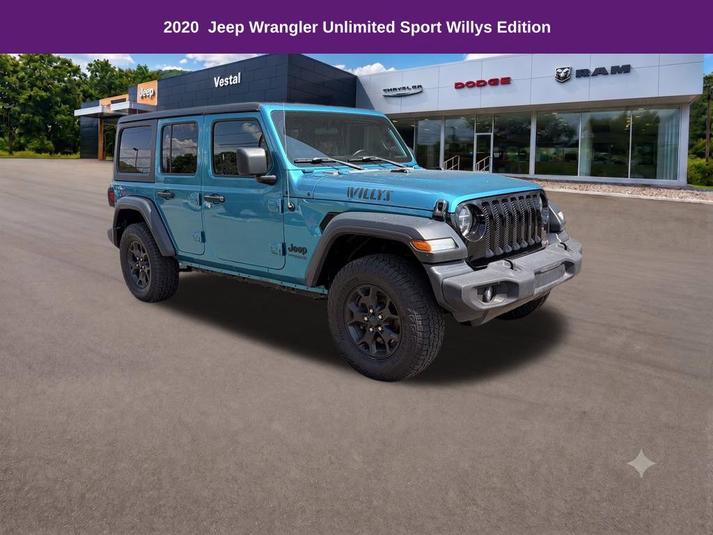 Used 2020 Jeep Wrangler Unlimited Sport AWD/4WD image 2