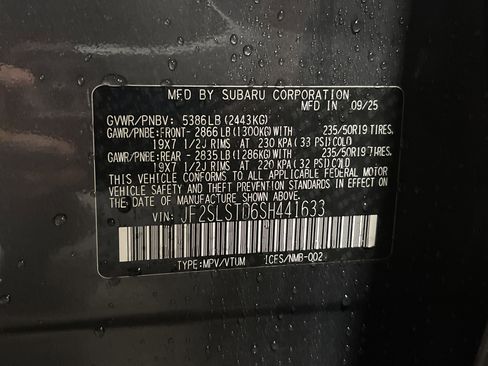 New 2025 Subaru Forester Touring image 26