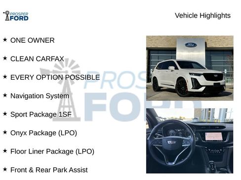 Used 2023 Cadillac XT6 Sport w/ LPO, ONYX Package image 5