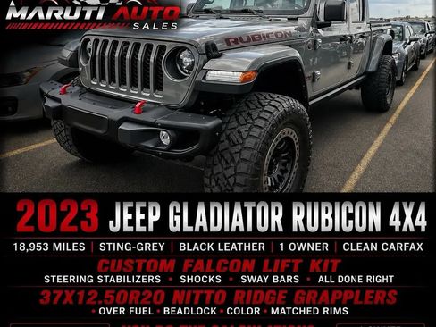 Used 2023 Jeep Gladiator Rubicon w/ LED Lighting Group AWD/4WD image 45
