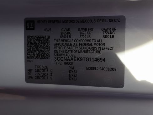 New 2026 Chevrolet Silverado 1500 W/T w/ WT Convenience Package image 24