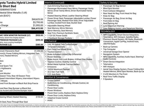 Used 2024 Toyota Tundra Limited AWD/4WD image 35