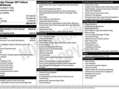 Used 2022 Dodge Charger SRT Hellcat image 38