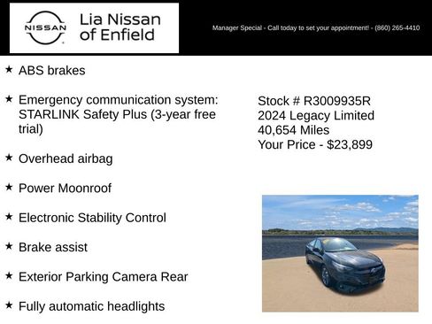 Used 2024 Subaru Legacy Limited AWD/4WD image 20