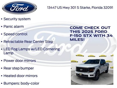 New 2025 Ford F150 STX w/ Equipment Group 200A image 30