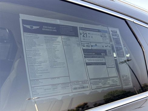 New 2026 Genesis GV80 2.5T Advanced image 18