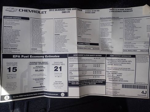 Used 2012 Chevrolet Silverado 1500 LTZ w/ LTZ Plus Package AWD/4WD image 22