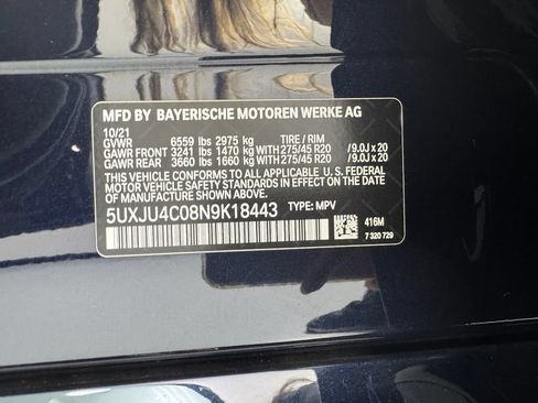 Used 2022 BMW X5 M50i w/ Executive Package AWD/4WD image 11