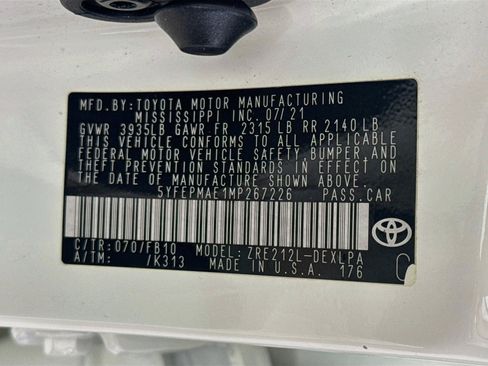 Used 2021 Toyota Corolla LE FWD image 40