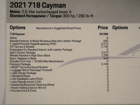 Used 2021 Porsche 718 Cayman RWD image 23