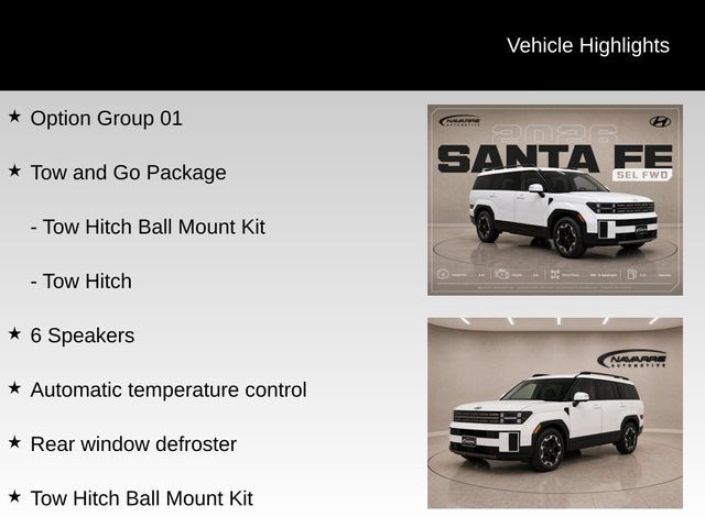 Used 2026 Hyundai Santa Fe SEL w/ Tow & Go Package FWD image 5