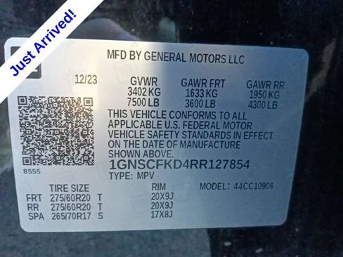 Used 2024 Chevrolet Suburban Premier RWD image 40