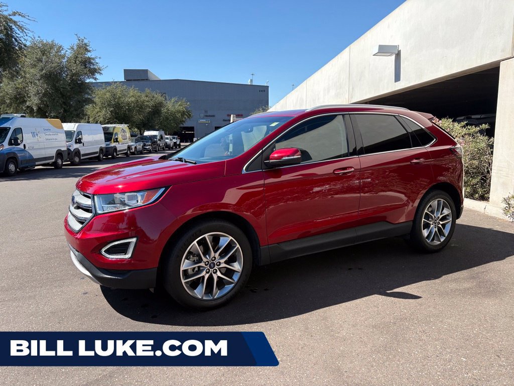 Used 2018 Ford Edge Titanium w/ Ford Safe & Smart Package FWD image 1