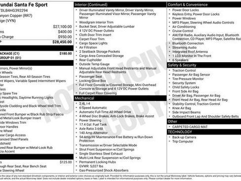 Used 2017 Hyundai Santa Fe Sport w/ Cargo Package image 12