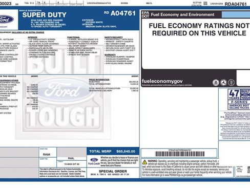 Used 2024 Ford F450 XL w/ XL Chrome Package image 6