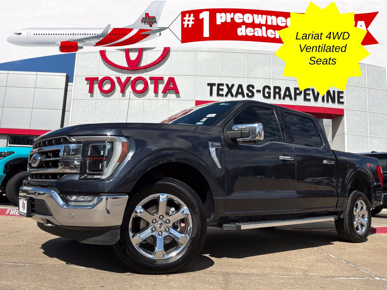 Used 2022 Ford F150 Lariat w/ Equipment Group 502A High AWD/4WD image 1