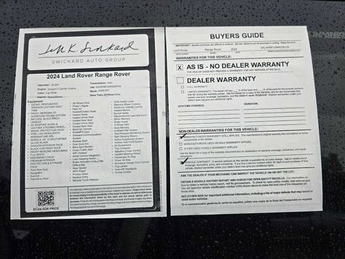 Used 2024 Land Rover Range Rover Long Wheelbase SE image 20