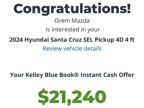 Used 2024 Hyundai Santa Cruz SEL AWD/4WD image 14