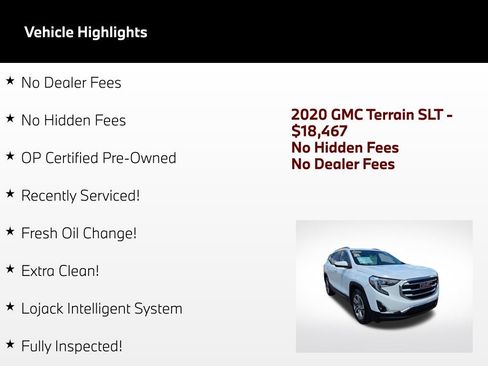 Used 2020 GMC Terrain SLT w/ Preferred Package FWD image 2