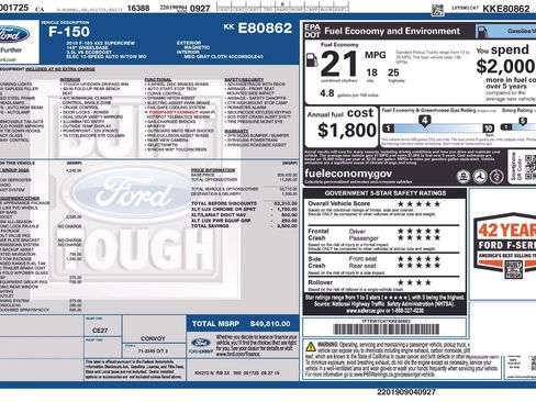 Used 2019 Ford F150 XLT w/ Equipment Group 302A Luxury image 30