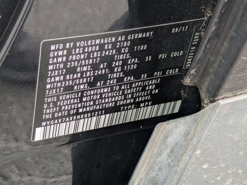 Used 2017 Volkswagen Tiguan Limited w/ Alloy Wheels Package image 14