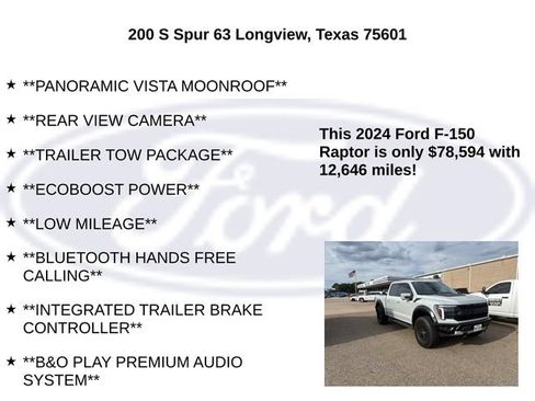 Used 2024 Ford F150 Raptor AWD/4WD image 10