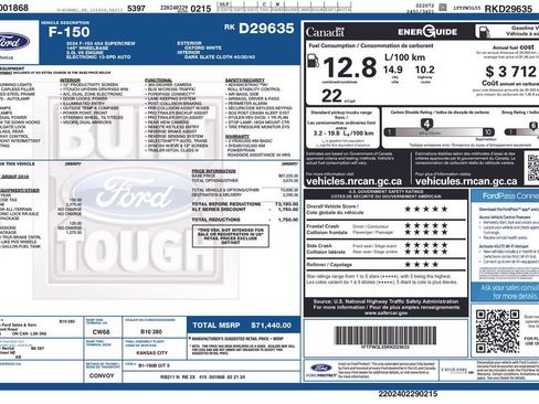 Certified 2024 Ford F150 XLT w/ Tow/Haul Package AWD/4WD image 43