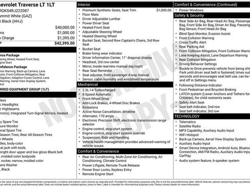 Used 2024 Chevrolet Traverse LT FWD image 6