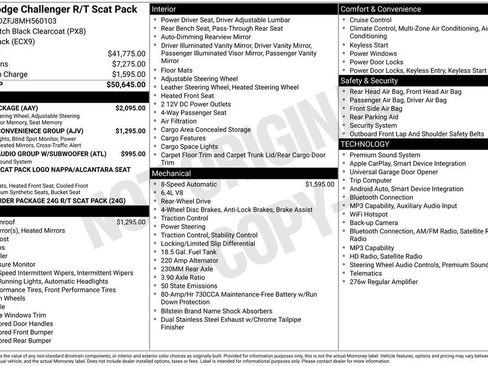 Used 2021 Dodge Challenger R/T Scat Pack w/ Plus Package RWD image 38