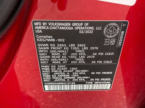Used 2022 Volkswagen Atlas Cross Sport SEL Premium R-Line AWD/4WD image 25