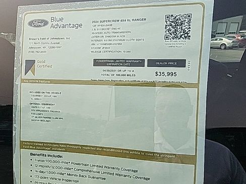 Certified 2024 Ford Ranger XL AWD/4WD image 15