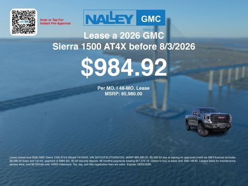 New 2026 GMC Sierra 1500 AT4X AWD/4WD image 3
