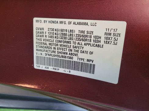 Used 2018 Honda Odyssey EX image 33