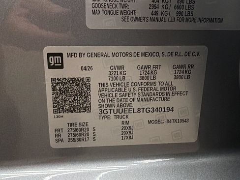 Used 2026 GMC Sierra 1500 AT4 w/ AT4 Premium Package AWD/4WD image 45
