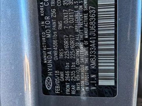 Used 2018 Hyundai Tucson SEL FWD image 16