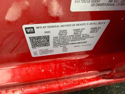 Certified 2021 Chevrolet Silverado 1500 Custom Trail Boss w/ Safety Confidence Package AWD/4WD image 31