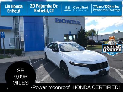 Certified 2025 Honda Accord SE
