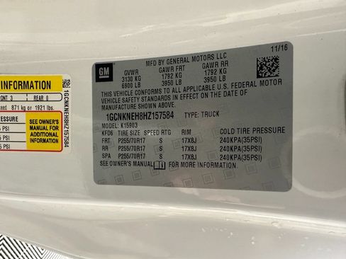 Used 2017 Chevrolet Silverado 1500 W/T w/ WT Fleet Convenience Package AWD/4WD image 25