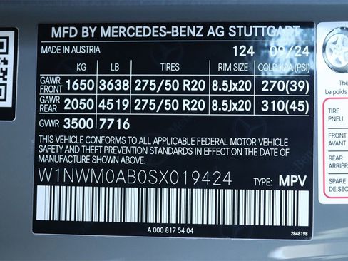 New 2025 Mercedes-Benz G 580 w/ EQ Technology image 24