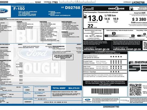 Used 2020 Ford F150 XLT w/ Equipment Group 302A Luxury AWD/4WD image 3