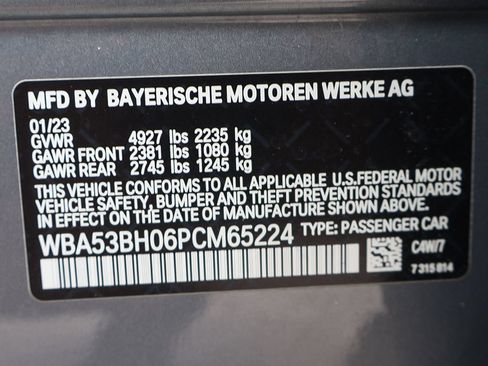 Used 2023 BMW 530i w/ Convenience Package RWD image 56