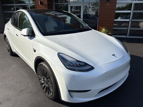 Used 2021 Tesla Model Y Long Range AWD/4WD image 2