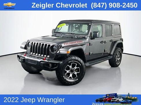 Used 2022 Jeep Wrangler Unlimited Rubicon w/ Steel Bumper Group AWD/4WD image 1